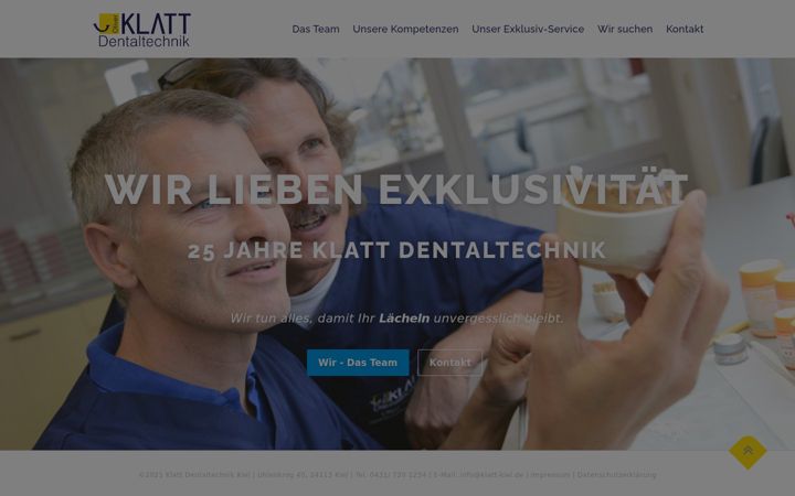 Screenshot of klatt-kiel.de