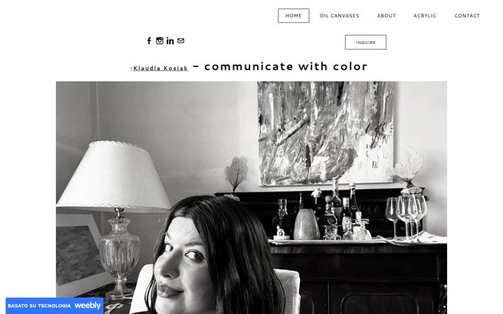 Screenshot of klaudiakosiak.com