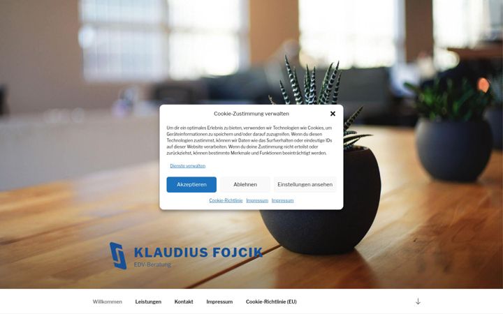 Screenshot of klaudius-fojcik.de