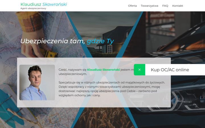 Screenshot of klaudiusz-skowronski.pl