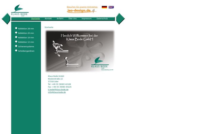Screenshot of klaus-bode.de