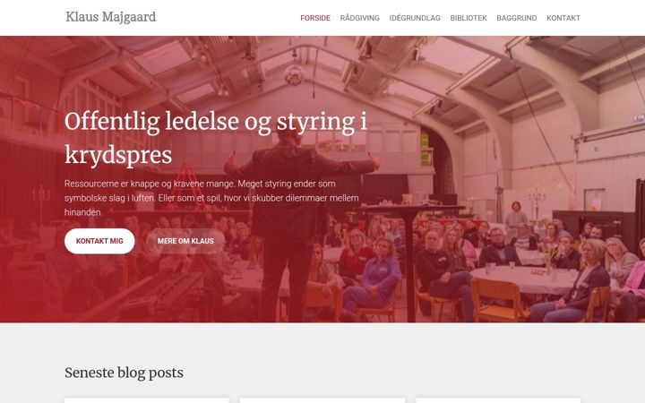 Capture d'écran de klaus-majgaard.dk