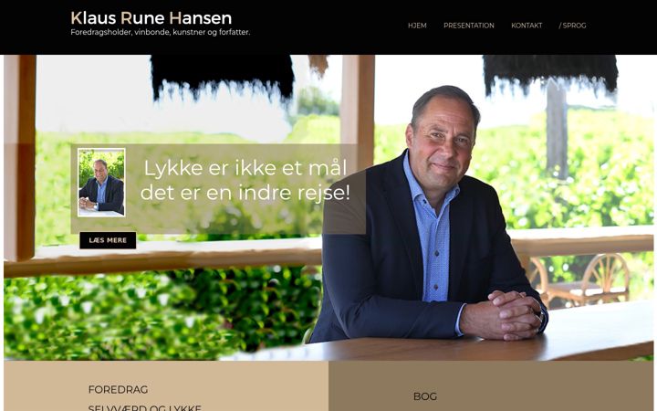 Screenshot of klaus-rune-hansen.dk