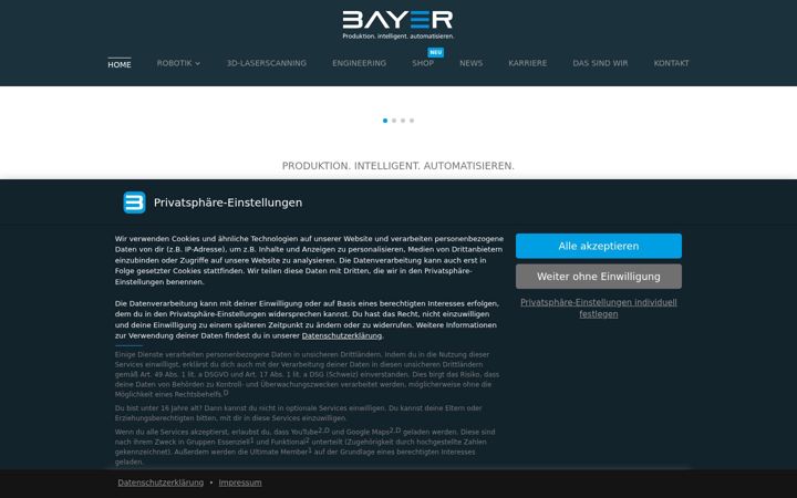 Screenshot of klausdercobot.de