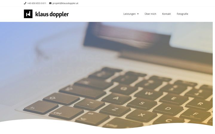 Screenshot of klausdoppler.at