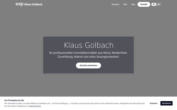 Screenshot of klausgolbach.com