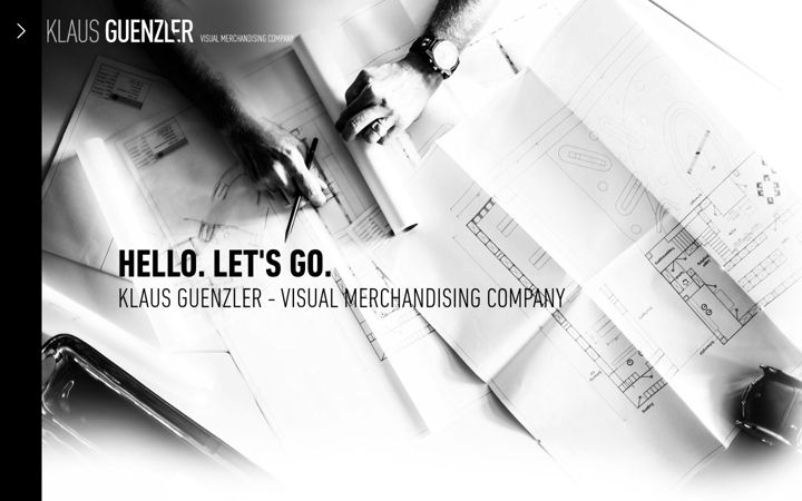 Screenshot of klausguenzler.com