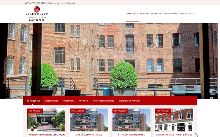 Screenshot of klausmeyerimmobilien.de