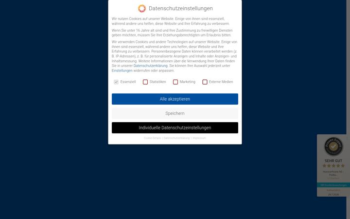 Screenshot of klausrombach.de