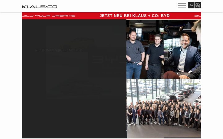 Screenshot of klausundco.de
