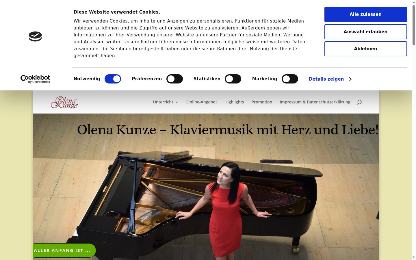 Snímka obrazovky banera súhlasu zobrazeného pred akoukoľvek interakciou