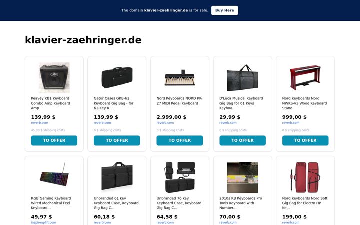 Screenshot of klavier-zaehringer.de