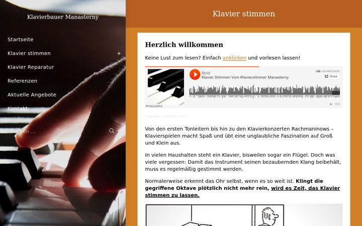 Screenshot of klavierbauer-manasterny.de