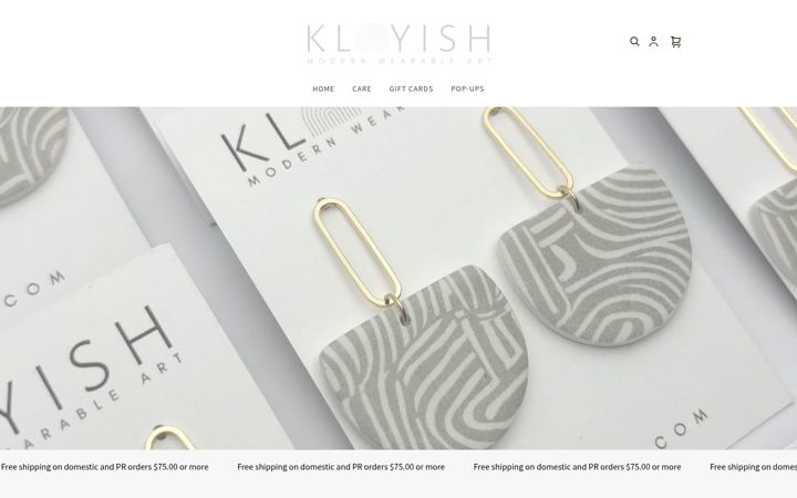 Screenshot of klayish.com
