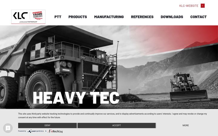 Screenshot of klc-ptt.de