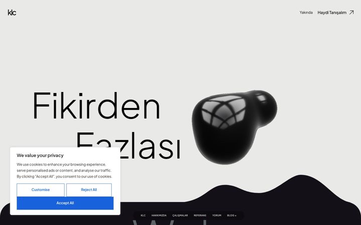 Screenshot of klccreative.com