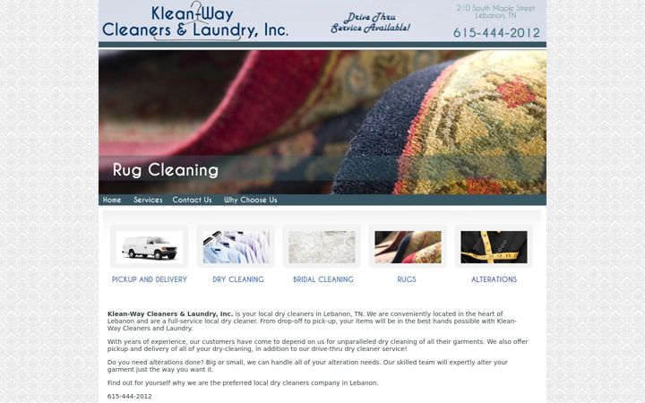 Screenshot of klean-way.com