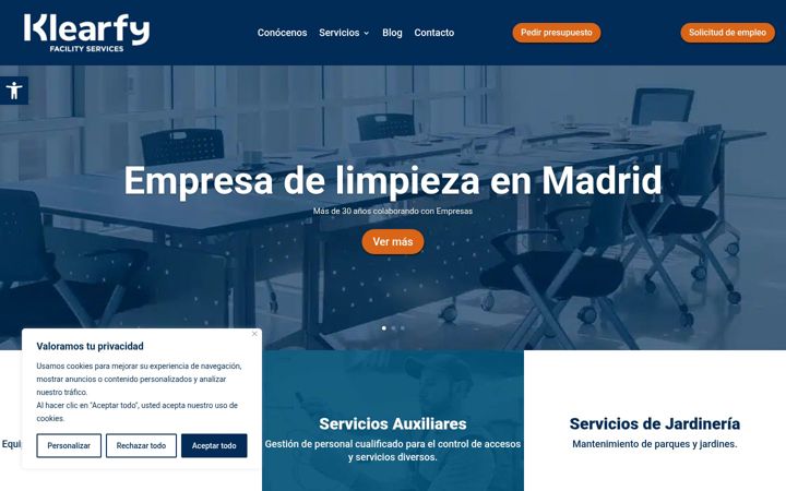 Screenshot of klearfy.com