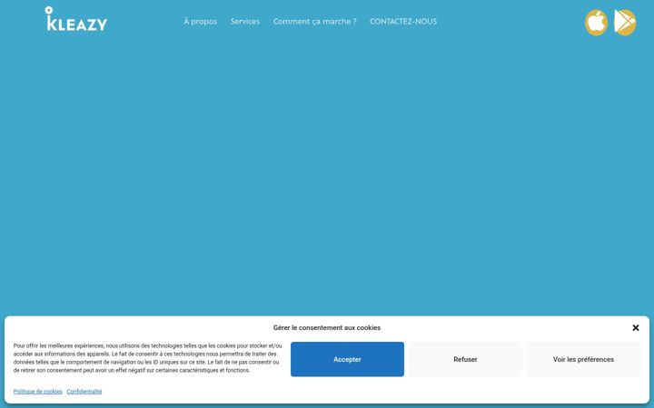 Screenshot of kleazy.fr