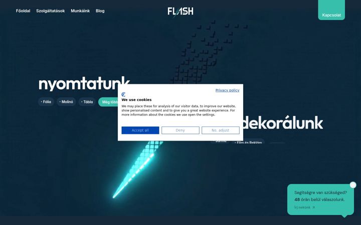 Screenshot of klebis.hu
