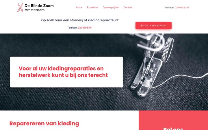 Screenshot of kledingreparatiedeblindezoom.nl