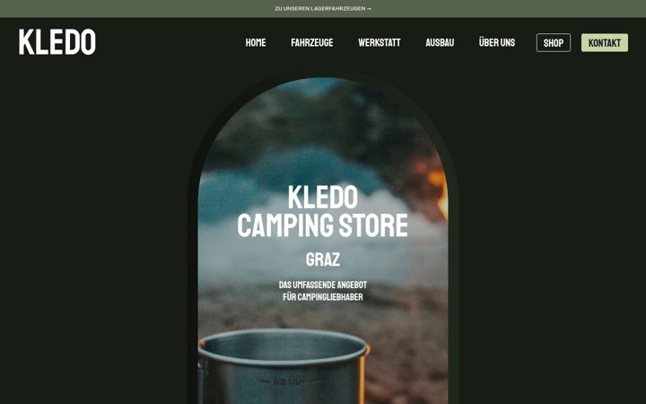 Screenshot of kledo.at