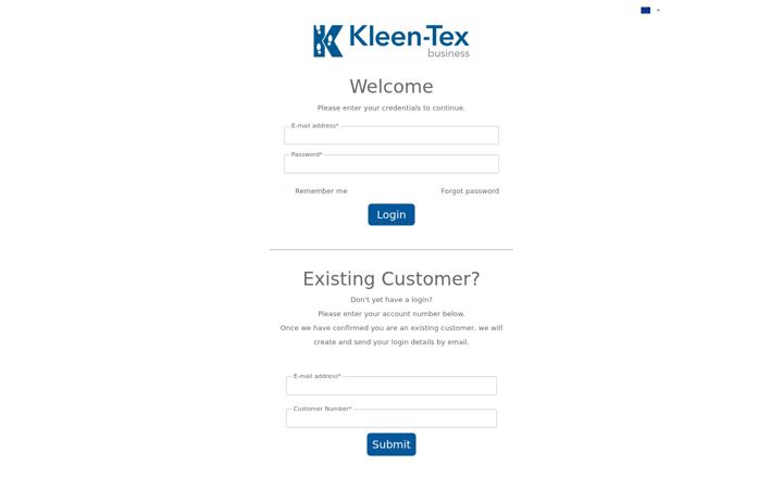 Képernyőkép: kleen-tex-business.com