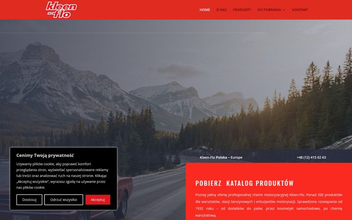 Screenshot of kleenflo.pl