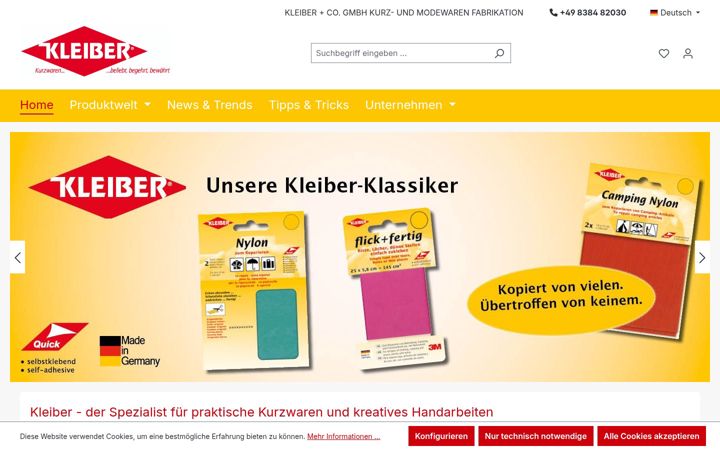 Screenshot of kleiber-co.de