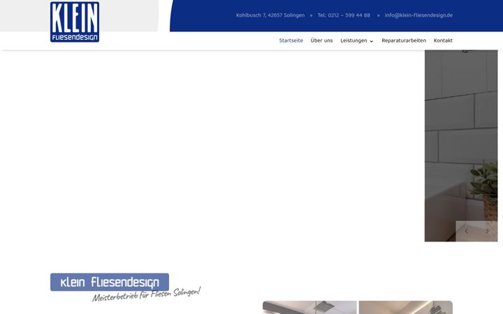 Screenshot of klein-fliesendesign.de