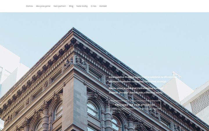 Screenshot of klein-investments.sk