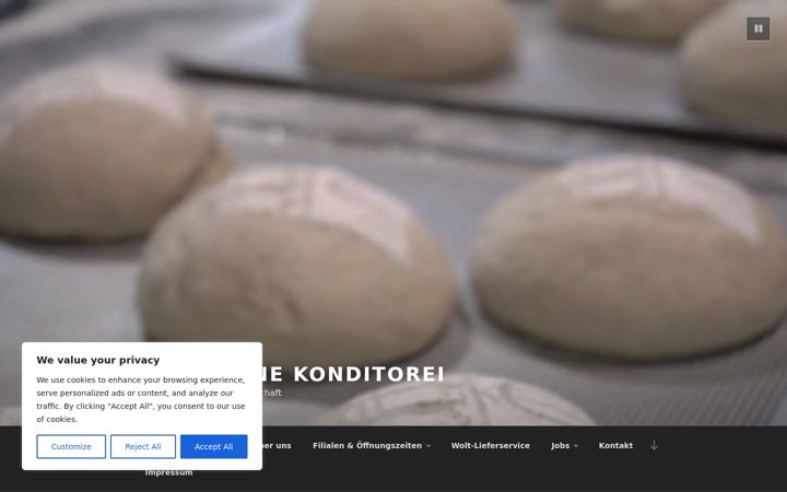 Screenshot of kleine-konditorei.com