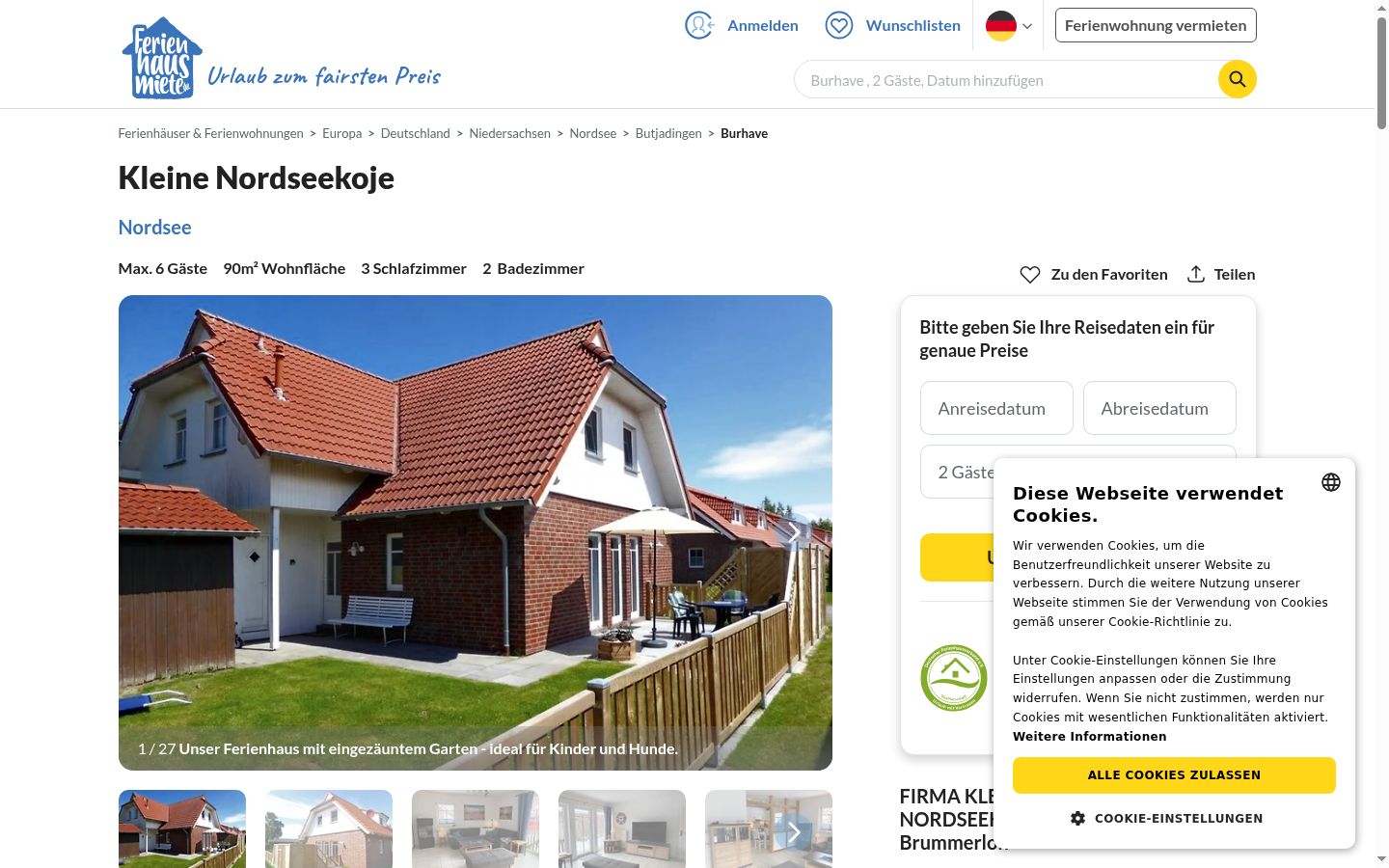 Zrzut ekranu banera zgody wyświetlanego przed jakąkolwiek interakcją