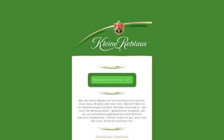 Screenshot of kleine-reblaus.de
