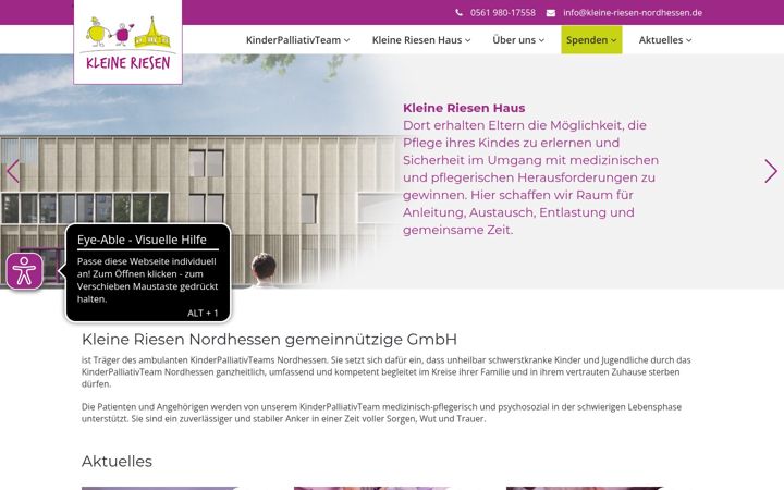 Screenshot ta' kleine-riesen-nordhessen.de