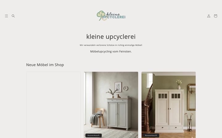 Screenshot of kleine-upcyclerei.de