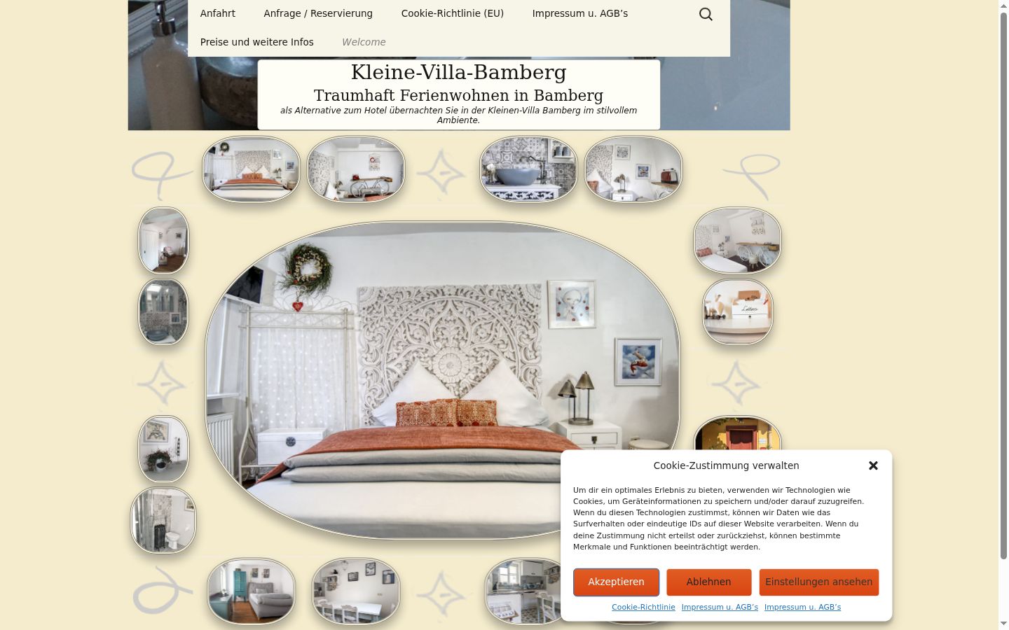 Screenshot tal-banner tal-kunsens muri qabel kwalunkwe interazzjoni