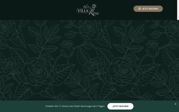Screenshot of kleine-villa-rose.de
