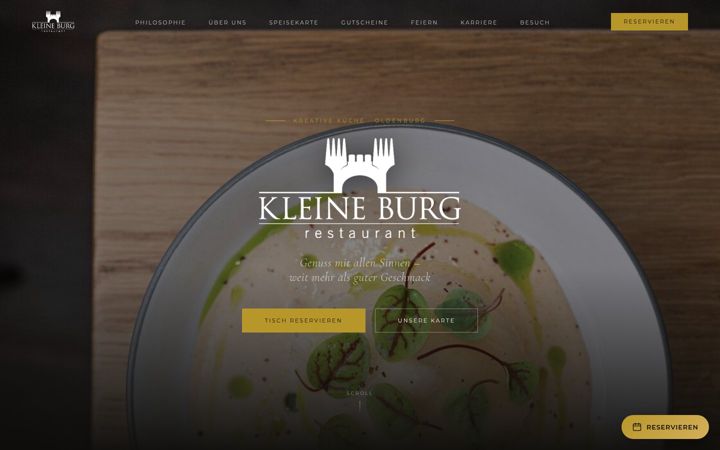 Screenshot of kleineburg-ol.de