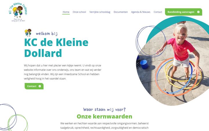 Screenshot of kleinedollard.nl