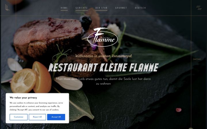 Screenshot of kleineflamme.com