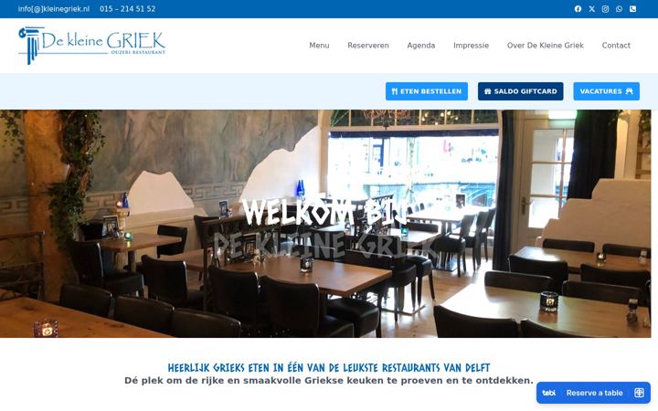 Screenshot of kleinegriek.nl