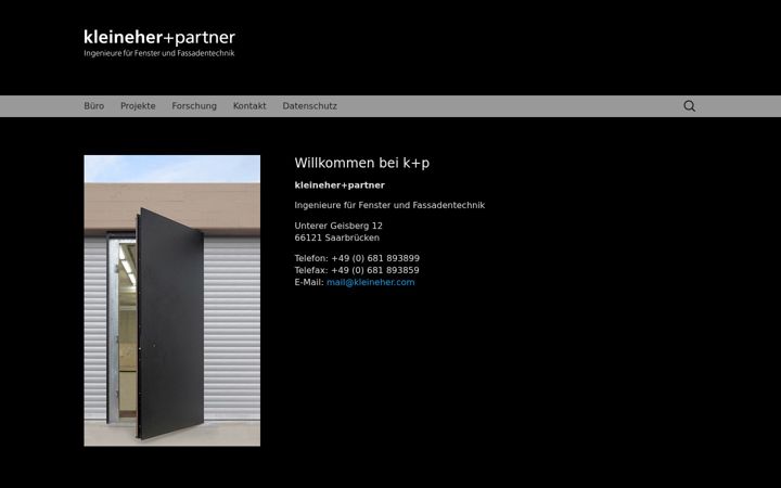 Screenshot of kleineher.com