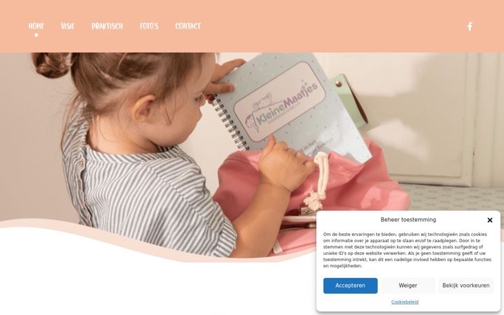 Screenshot of kleinemaatjes.be