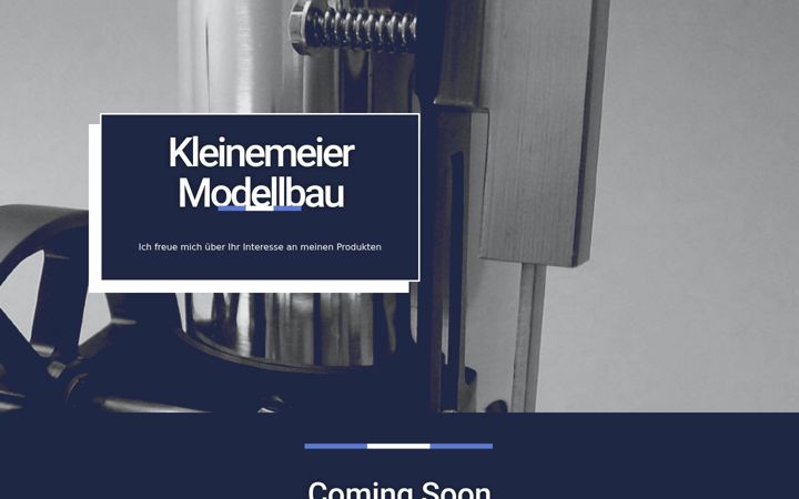 Screenshot of kleinemeier-dampfmodelle.de