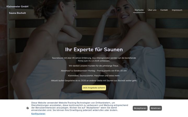 Screenshot of kleinemeier.net