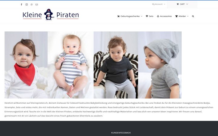 Screenshot of kleinepiraten.ch