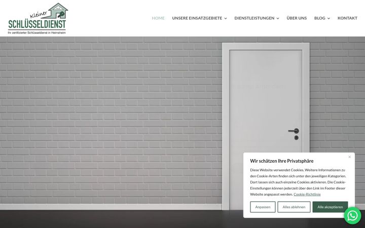Screenshot of kleiner-schluesseldienst.com