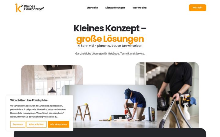 Screenshot of kleines-baukonzepthoch2.de