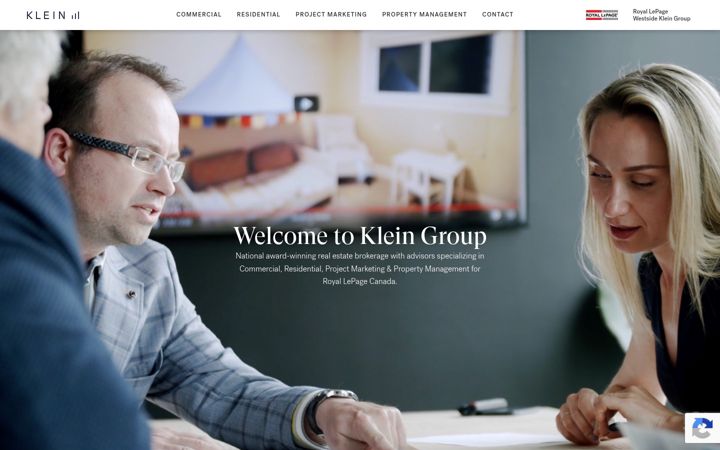 Screenshot of kleingroup.com